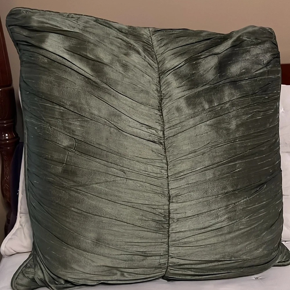 Soft Surroundings Eiuro Sham/ Large Pillow ~ Decorative~ in Soft Green